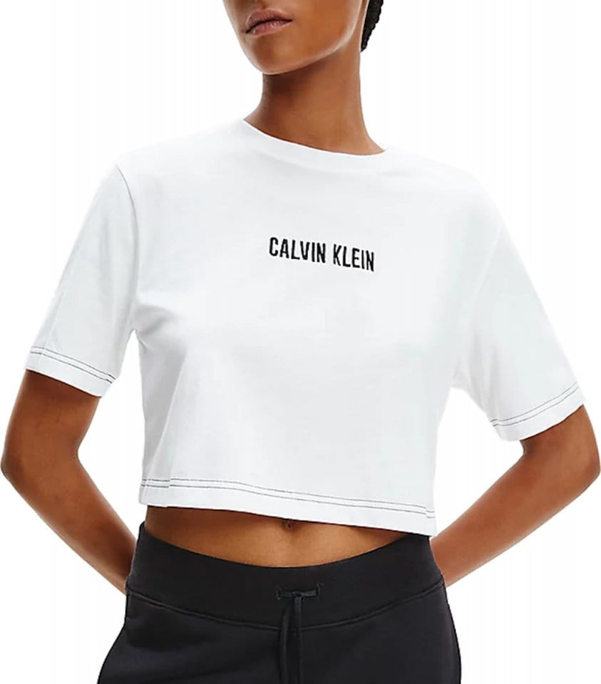podkoszulek Calvin Klein Calvin Klein Open Back Cropped T-Shirt