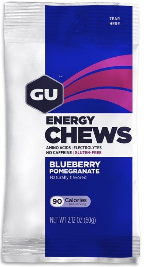 Żele energetyczne GU Energy Chews 60 g Blueberry Pomegr