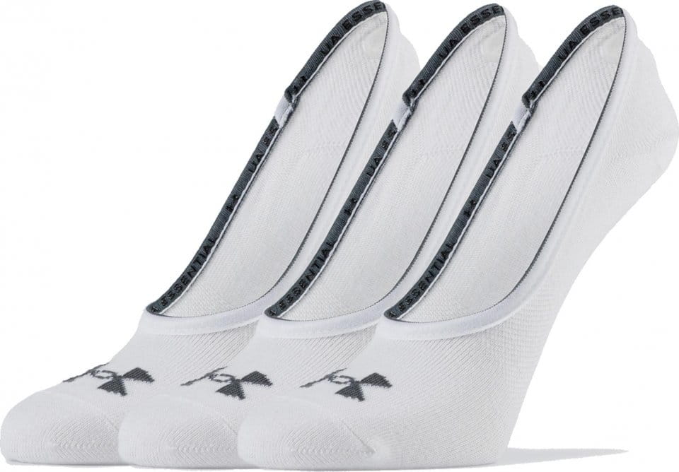 Skarpety Under Armour UA Essential LOLO Liner 3 Pk-WHT