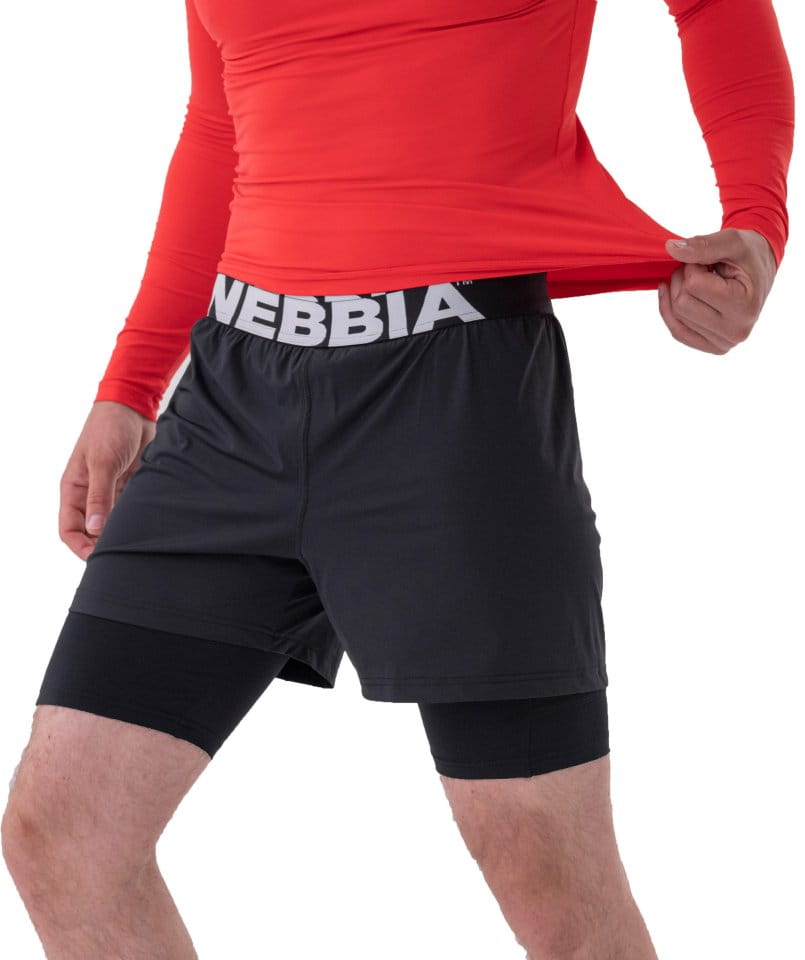 Szorty Nebbia Double-Layer Shorts with Smart Pockets
