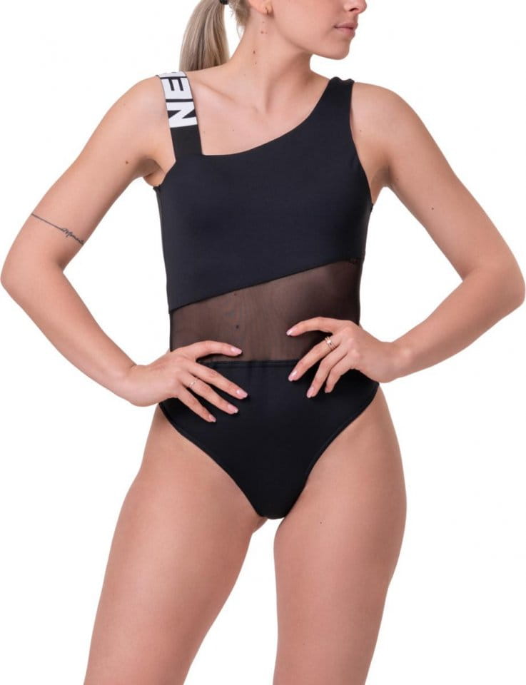 Strój kąpielowy Nebbia One shoulder sporty swimsuit