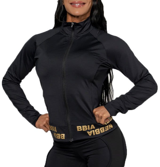 Bluza NEBBIA Women s Zip-Up Jacket INTENSE Warm-Up Gold