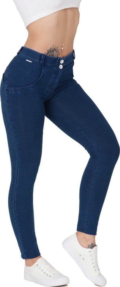 Spodnie Boost Jeans Mid Waist Dark Blue