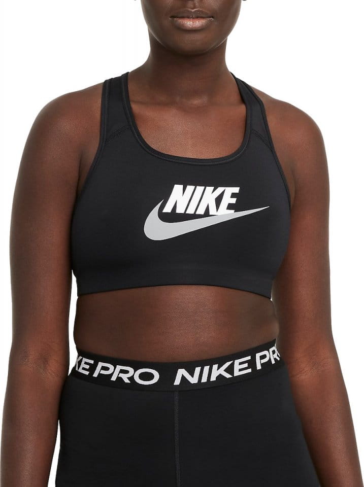Biustonosz Nike Dri-FIT Swoosh Women s Medium-Support Non-Padded Graphic Sports Bra