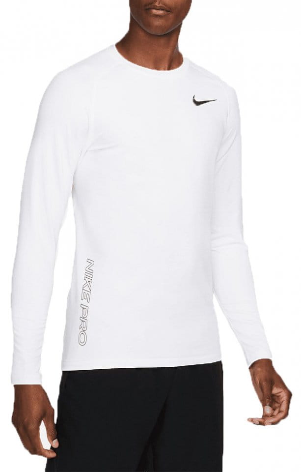 Koszula z długim rękawem Nike Pro Warm Sweatshirt Weiss F100