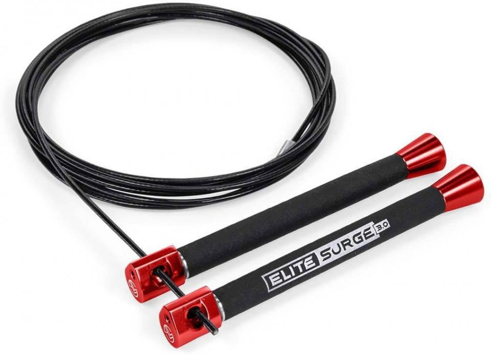 Skakanka SRS Elite Surge 3.0 - Red Handle / Black Cable