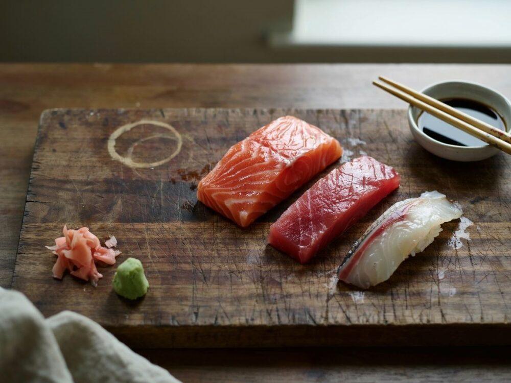 przygotowanie ryb do sushi
